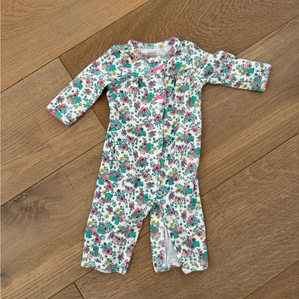 Floral Baby Onesie - NB